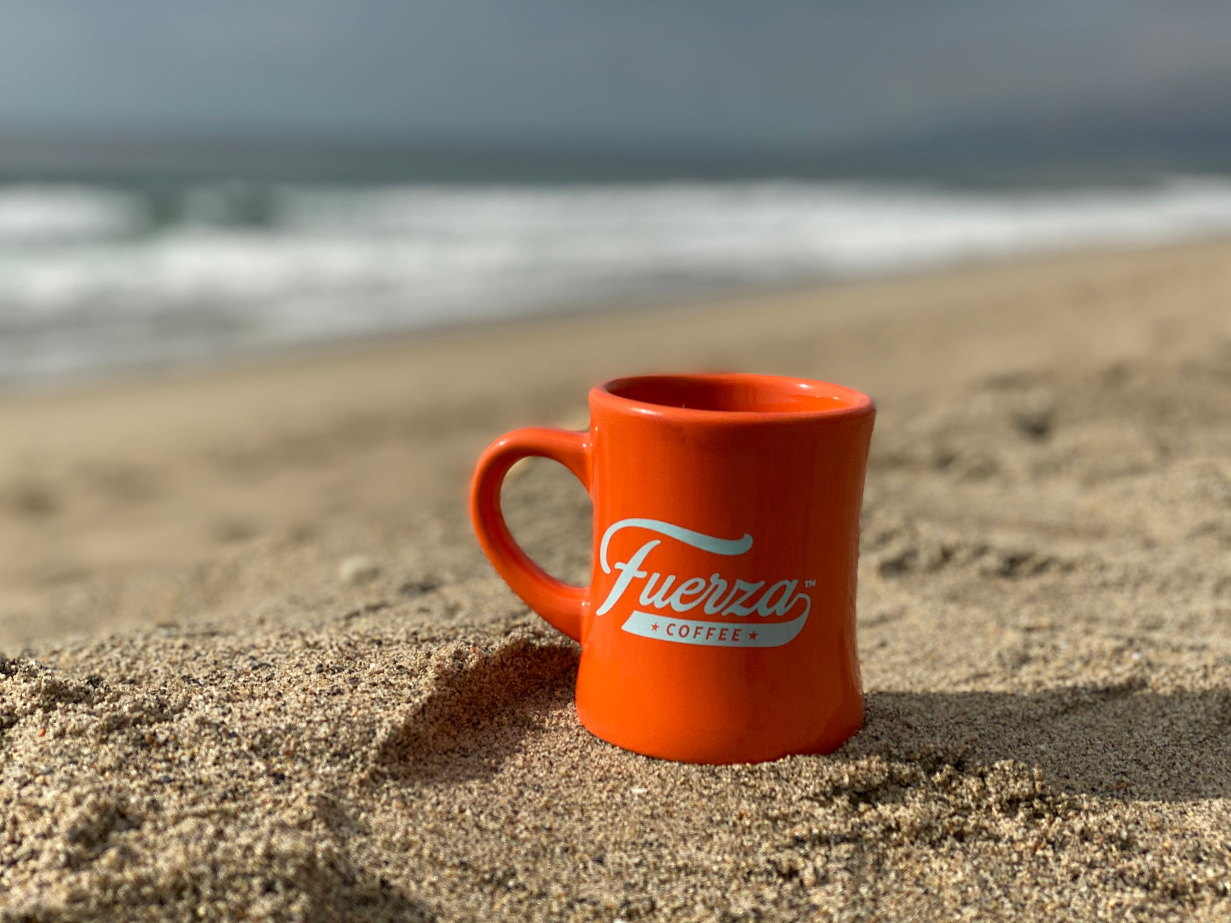 Fuerza Retro Diner Mug 10oz – Fuerza Coffee